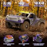 X-TMAGA Remote Control RC Cars 1:16 Monster Truck Toys Cars for Adult & Boys, 4WD Off-Road, Metal Transmission Parts, High Speed Fast 40+ KPH, 4X4 Waterproof with 2 Rechargeable Batteries (HS16-83)