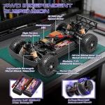 X-TMAGA Remote Control RC Cars 1:16 Monster Truck Toys Cars for Adult & Boys, 4WD Off-Road, Metal Transmission Parts, High Speed Fast 40+ KPH, 4X4 Waterproof with 2 Rechargeable Batteries (HS16-83)