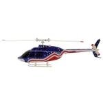 Helidirect RC ERA A60 Bell-206 110-size Auto Stabilized 6-Axis Gyroscope RC Helicopter with Optical Flow Sensor & Upgraded Transmitter - Remote Control Helicopter RTF for Beginner & Adults (Blue/Red)