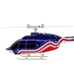 Helidirect RC ERA A60 Bell-206 110-size Auto Stabilized 6-Axis Gyroscope RC Helicopter with Optical Flow Sensor & Upgraded Transmitter - Remote Control Helicopter RTF for Beginner & Adults (Blue/Red)