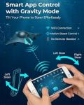 App Controlled Rc Underwater Drone with Camera Remote Control Boat for Pools Lakes Real-Time Image Under Water Aqua Submarine Fishing Drones Focusing on Correction Wireless Gift for Adults Kids(2PCS)