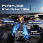JIUSI 1/14 Brushless RC Cars for Adults,Fast 50mph Electric Off-Road RC Monster Truck,4WD High Speed 4X4 All Terrain Remote Control Car with 25W Fast Charger,Waterproof RC Truck with 3S Battery ﻿﻿