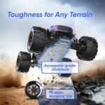 JIUSI 1/14 Brushless RC Cars for Adults,Fast 50mph Electric Off-Road RC Monster Truck,4WD High Speed 4X4 All Terrain Remote Control Car with 25W Fast Charger,Waterproof RC Truck with 3S Battery ﻿﻿