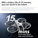 RC Drone with Screen Display Remote Control, Propeller Guard, Dual Camera, Speed Adjustment, Altitude Hold, One-Key Takeoff, 3D Flips, 2 Batteries, Helicopter Airplane, Hovering, Brushless Motor, APP Control, LED Lights, for Adult Beginners FPV Quadcopter Plane Copter, Drones for Kids 8-12 (Gray-White)