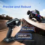 JIUSI 1/14 Brushless RC Cars for Adults,Fast 50mph Electric Off-Road RC Monster Truck,4WD High Speed 4X4 All Terrain Remote Control Car with 25W Fast Charger,Waterproof RC Truck with 3S Battery ﻿﻿