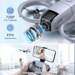 RC mini drone with carman 360 Flip Stunt Drone for Kids, Remote Control Quadcopter with Gravity Sensing, 3 Speed Modes, LED Light, 1 Batteries, altitude hold,headless mode,Foldable RC Plane Toys for teen Age 14+, Outdoor Fun Gifts easy to fly