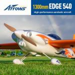 FAIR RC Arrows RC Plane Edge 540 1300mm Wooden Propeller Rc Airplanes PNP (No Battery, no Charger, no Radio) with Vector Flight Stabilization System for Adults