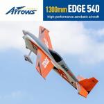 FAIR RC Arrows RC Plane Edge 540 1300mm Wooden Propeller Rc Airplanes PNP (No Battery, no Charger, no Radio) with Vector Flight Stabilization System for Adults