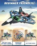 JoyRapt Drones for Kids Form RC Plane, Remote Control Airplane, Aircrafts for Boys and Girls, Jet Helicopter Drones with LED Lights 360° Flip, 4 Rechargeable Batteries Boy Toys (2 Pack)