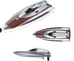 DEERC 17" Brushless RC Boat for Adults, 45+ KPH High-Speed Racing Boat, 3S 2800mAh Li-po Battery, Metal Rudder, Self-Righting Design, Remote Control Boat for Lakes, Pools & Saltwater, TX766