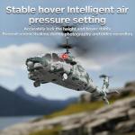 OBEST Camouflage RC Helicopter, Remote Control Military Helicopter with 2.4G 3.5CH, Missile Launch, One-Key Takeoff/Landing, Altitude Hold, 60M Control Distance
