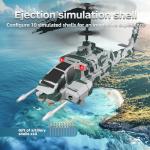 OBEST Camouflage RC Helicopter, Remote Control Military Helicopter with 2.4G 3.5CH, Missile Launch, One-Key Takeoff/Landing, Altitude Hold, 60M Control Distance