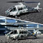 OBEST Camouflage RC Helicopter, Remote Control Military Helicopter with 2.4G 3.5CH, Missile Launch, One-Key Takeoff/Landing, Altitude Hold, 60M Control Distance