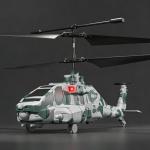 OBEST Camouflage RC Helicopter, Remote Control Military Helicopter with 2.4G 3.5CH, Missile Launch, One-Key Takeoff/Landing, Altitude Hold, 60M Control Distance