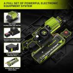 VIRCAS RLAARLO 1/12 Brushelss RC Cars for Adult Top Speed 50+ MPH Rally Car All Terrain RC Truck 4W Off-Road Monster Trucks with Gyro Waterproof Remote Control Car (White)