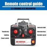 YUEQISM Red Large Fall Resistant RC Helicopter 3.5 Channels Remote Control Helicopter Toys Gift with LED Light Night, with 2 Batteries