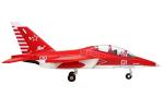 Fms Rc Plane for Adults Hobby Airplane 70mm Ducted Fan EDF Yak-130 V2 Red Super Scale RC Airplane Jet 6S PNP (no Radio, Battery, Charger)