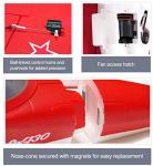 Fms Rc Plane for Adults Hobby Airplane 70mm Ducted Fan EDF Yak-130 V2 Red Super Scale RC Airplane Jet 6S PNP (no Radio, Battery, Charger)