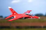 Fms Rc Plane for Adults Hobby Airplane 70mm Ducted Fan EDF Yak-130 V2 Red Super Scale RC Airplane Jet 6S PNP (no Radio, Battery, Charger)
