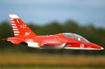 Fms Rc Plane for Adults Hobby Airplane 70mm Ducted Fan EDF Yak-130 V2 Red Super Scale RC Airplane Jet 6S PNP (no Radio, Battery, Charger)