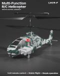 LMRC RC Helicopter with 10 Missiles, 2.4GHz LM19-F Army Remote Control Helicopter, Military Helicopter for Beginners and Adults, LED Lights, Altitude Hold, One-Key Take Off, Indoor Friendly