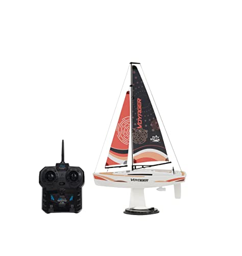 PLAYSTEAM Voyager 280 2.4GHz RC Sailboat - Red
