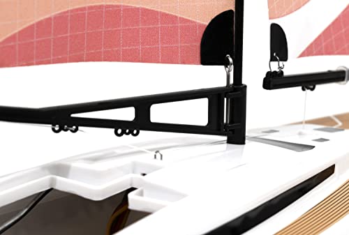 PLAYSTEAM Voyager 280 2.4GHz RC Sailboat - Red