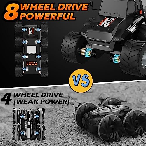 All-Terrain Waterproof 8WD RC Car for Boys