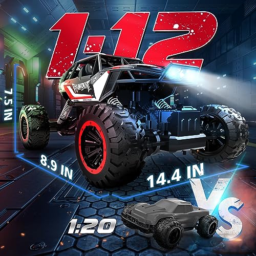 DEERC 1:12 4WD Off-Road Monster RC Truck