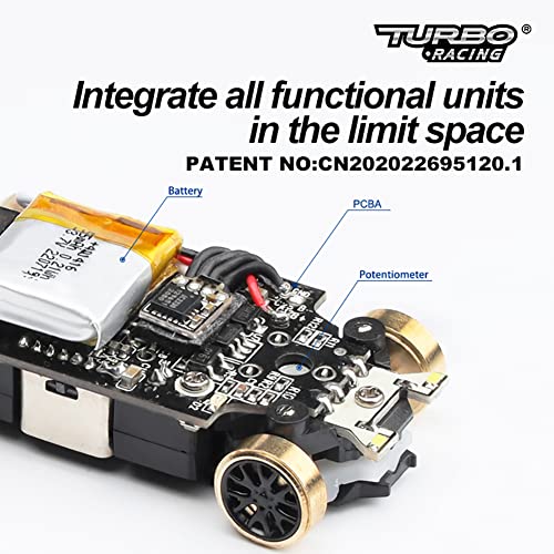 Turbo Racing 1:76 Scale Mini Drift RC Car