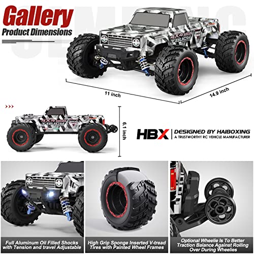 HAIBOXING 1/12 Brushless 4X4 Off-Road RC Truck