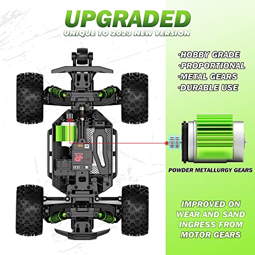 High-Speed 4X4 RC Truck with Dual Batteries