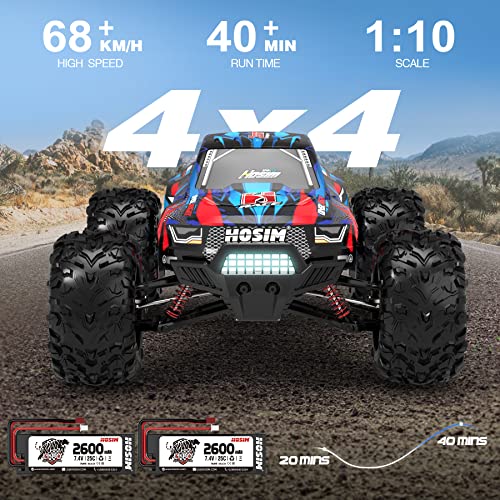 High-Speed 1:10 Brushless RC Off-Road Car