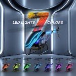 BUSSGO Remote Control Helicopter with LED Lights