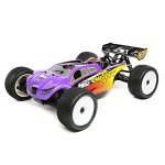 Losi 1/8 8IGHT-T Nitro Truggy RC Car Purple/Yellow