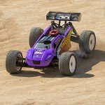 Losi 1/8 8IGHT-T Nitro Truggy RC Car Purple/Yellow