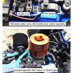 WANZRXX 1/8 Nitro RC Racing Truck 4WD