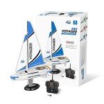 PLAYSTEAM Voyager 280 Remote Control Sailboat - Blue