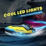 Fast DEERC Brushless RC Racing Boat - 30+ mph