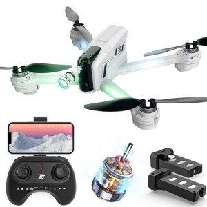 BEZGAR 4K Camera Drone with Brushless Motor