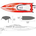 Cheerwing 25" High-Speed RC Racing Boat