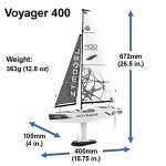 PLAYSTEM Voyager 400 RC Wind-Powered Sailboat