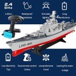 Remote Controlled 23.6" Warship Battleship 4WD