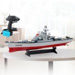 Remote Controlled 23.6" Warship Battleship 4WD