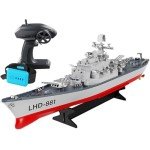 Remote Controlled 23.6" Warship Battleship 4WD