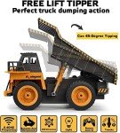 Kolegend 6-Channel RC Dump Truck with Lights