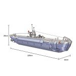 Kowkis German U-552 Submarine Building Kit Set