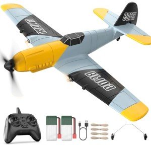 DEERC BF-109 Remote Control Airplane with Batteries