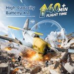 DEERC BF-109 Remote Control Airplane with Batteries