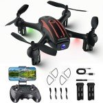 Camera Drone for Kids 8-12 with 2 Batteries